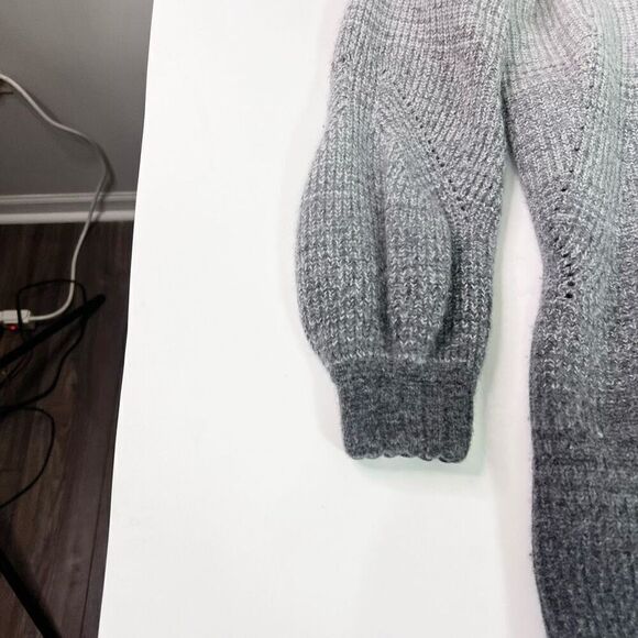 Athleta Sweater Womens Medium Lucca Cardigan Ombre Wool Cashmere Oversized - Picture 2 of 10